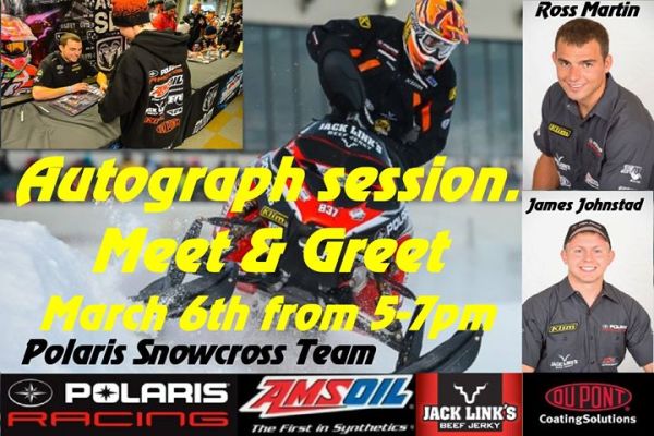 Wheels hosting Polaris SnoCross team members 